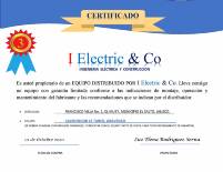 Certificado Garantia Luz Elena Rodriguez